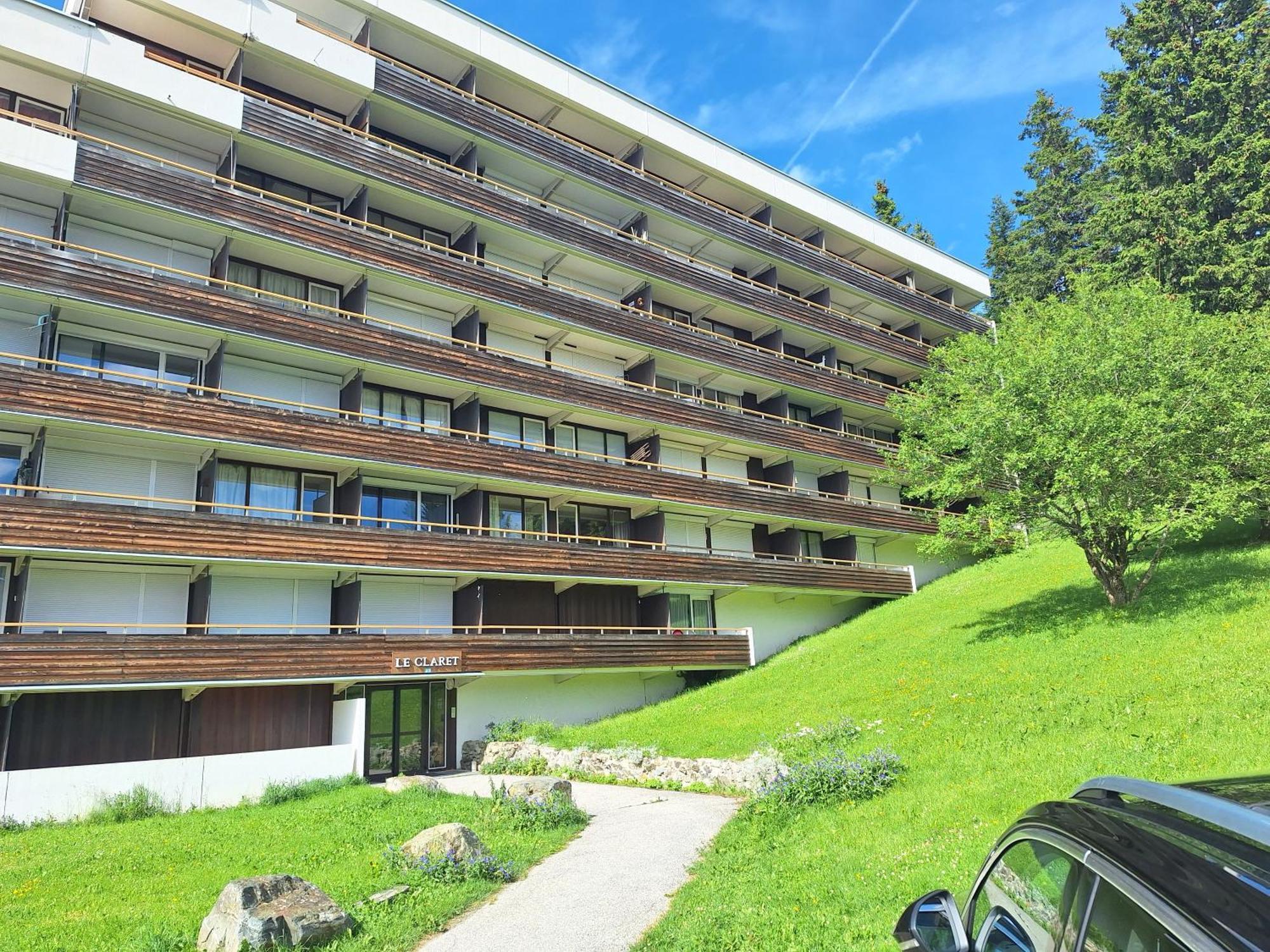 Le Flocon-Studio Cabine-Balcon 4-6 Pers A 100M Des Pistes شاروس المظهر الخارجي الصورة